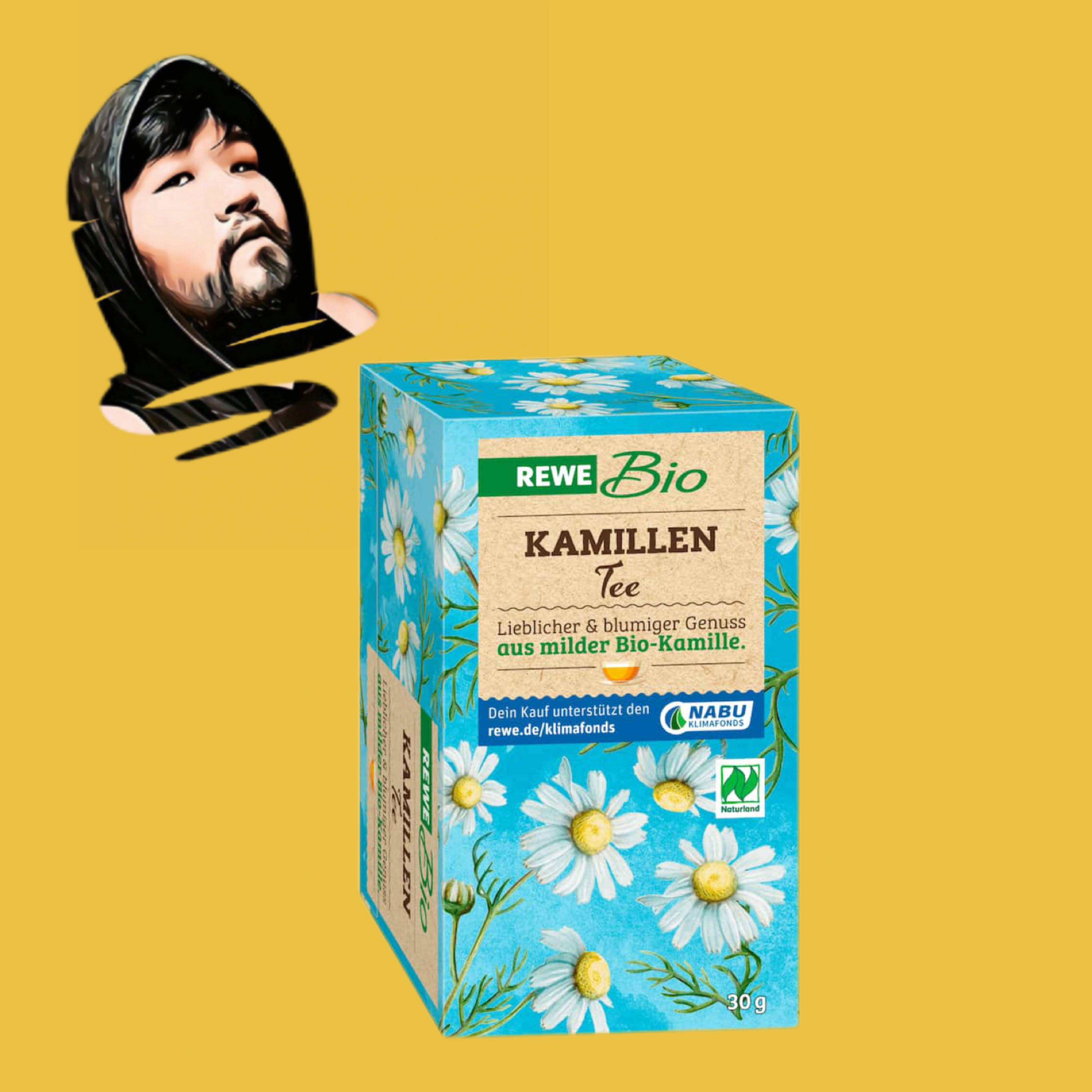 德国直邮【全场满300包邮】Rewe有机洋甘菊茶30g