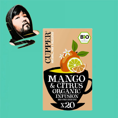 德国直邮【全场5盒包邮】cupper有机芒果青柠茶36g