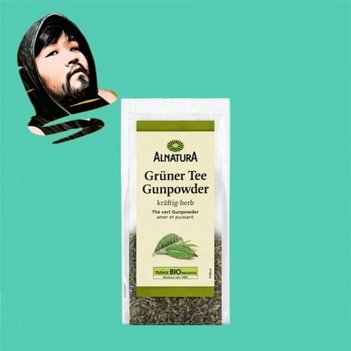 德国直邮【全场满5盒包邮】Alnatura有机绿茶100g