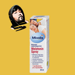 德国直邮【全场满300包邮】mivolis褪黑素喷雾25ml