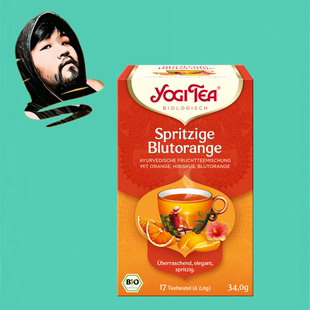 Yogi 包邮 Tea有机甜橙蔷薇果草本茶34g 全场满300 德国直邮