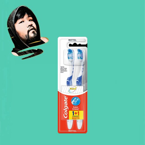 德国直邮【全场满300包邮】Colgate全面清洁牙刷2支
