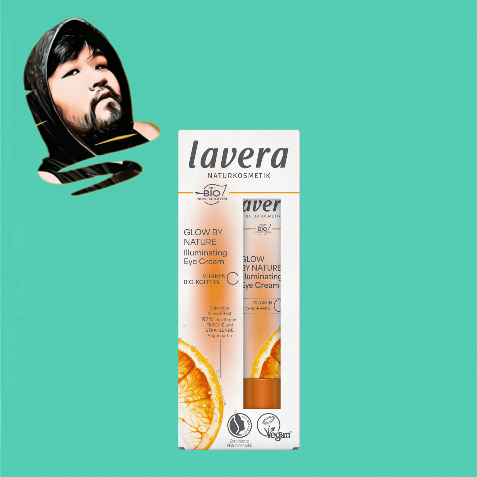 德国直邮【全场满300包邮】lavera维生素c有机咖啡因眼霜15ml