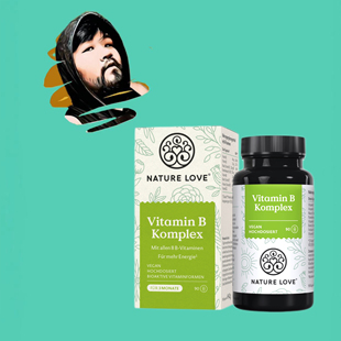 德国直邮【全场满300包邮】Nature love复合维生素B片90粒42g