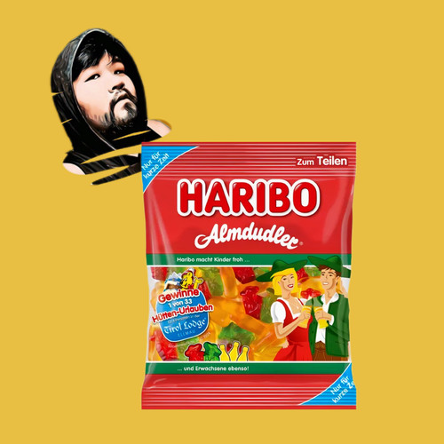 德国直邮【这个系列5件包邮】haribo奥地利柠檬汽水橡皮糖160g
