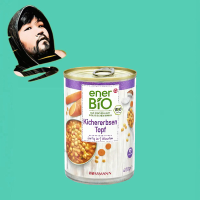 德国直邮【全场满300包邮】ener bio有机鹰嘴豆罐头400g