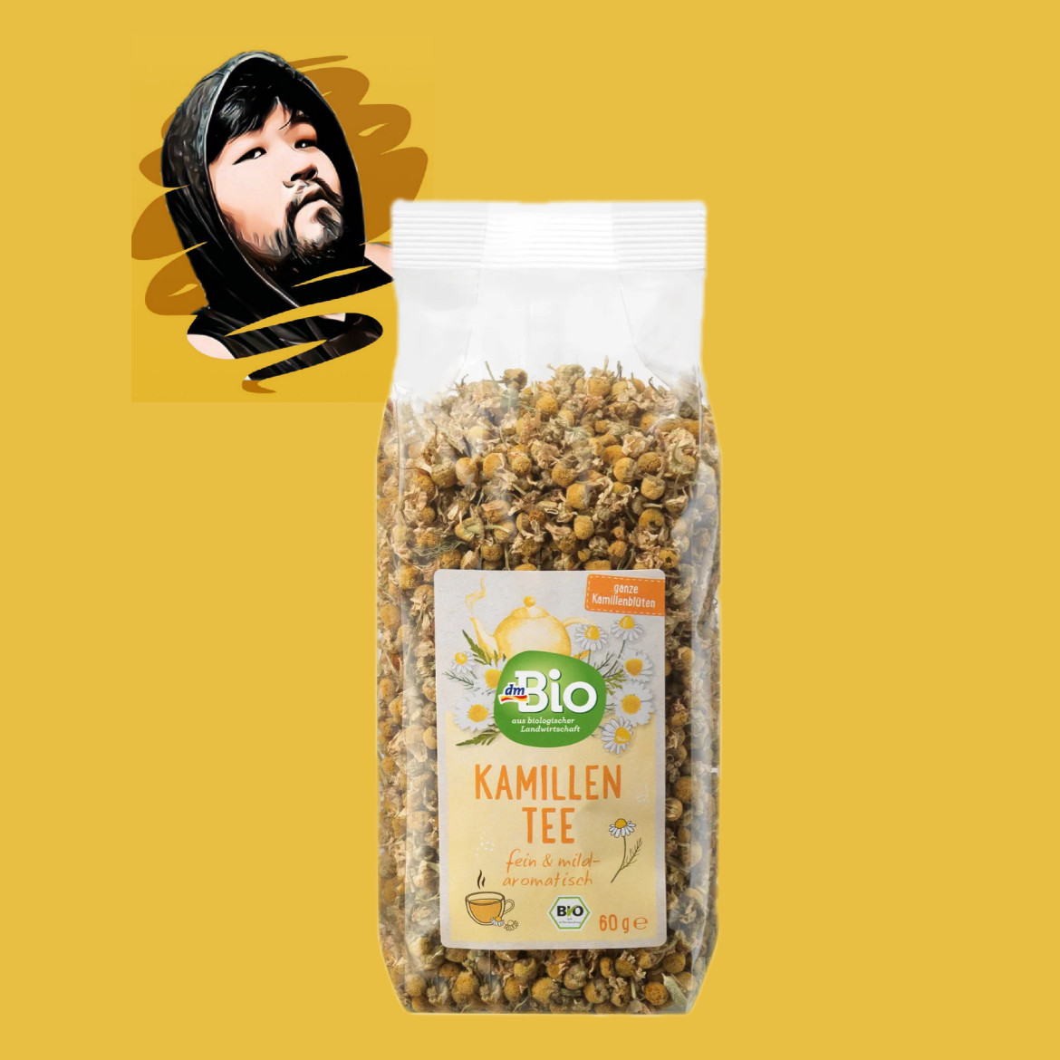 德国直邮【全场满300包邮】dm bio有机洋甘菊草本茶60g