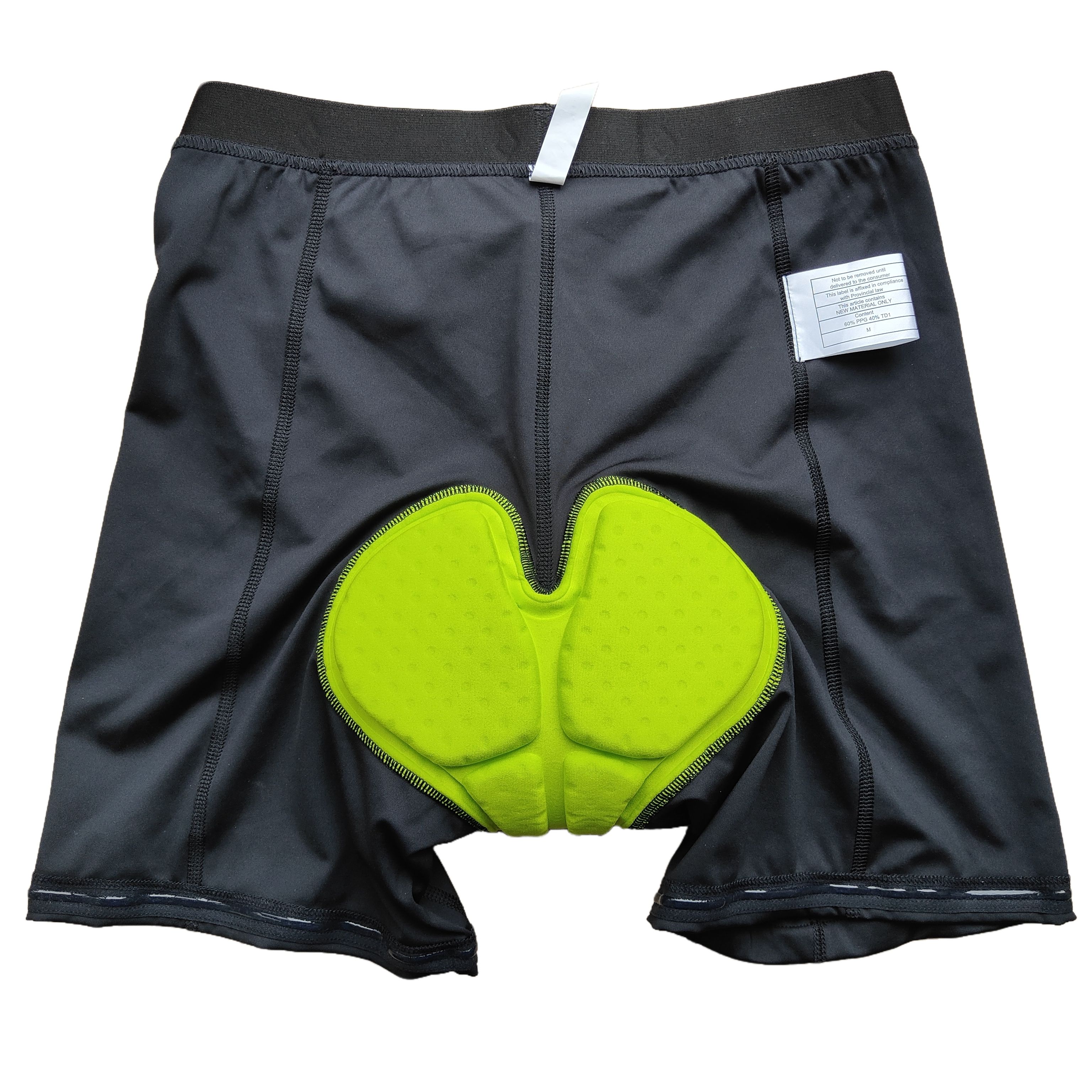 菱形夏季男女专业硅胶座垫骑行短裤长途骑行裤防磨裆