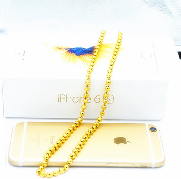 lady Gold-plated necklace Fade 24K gold Transit bead necklace Euro coins Jewelry Beadsin the Accessories/Fashion Jewelry, Necklace  category - from Buy2taobao.com to provide professional Taobao agent buy service