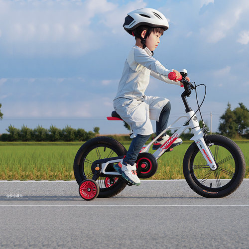 萌大圣通用3-9岁镁合金带辅助轮