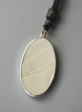 煮雪定瓷定州北宋瓷片吊坠手牌