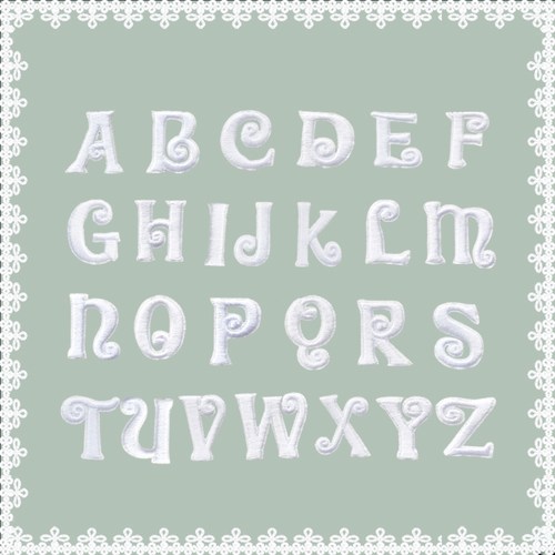 diy白色姓名文具盒装饰自粘刺绣