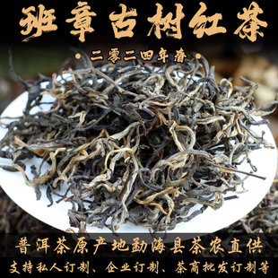 云南普洱茶红茶2024年班章古树红茶普洱茶散茶云南红茶滇红古树茶