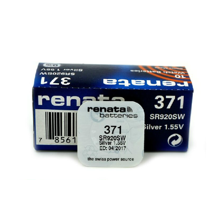 折扣renata1粒原装纽扣电池SR920SW 371电池真系列1.55V特价