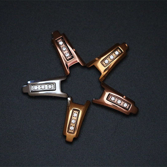 包邮金仕盾表带古尊雷迈手表配件8079l钨钢表手链手表头节头粒