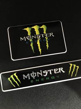 汽车改装车贴 鬼爪怪兽恶魔MONSTER金属贴标铝合金铭牌个性装饰贴