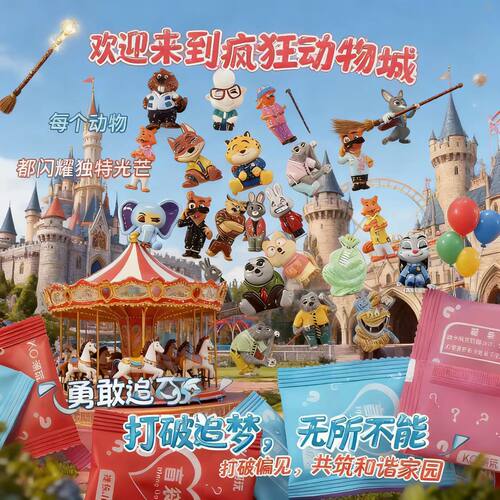 疯狂动物城盲袋拆拆乐儿童礼物