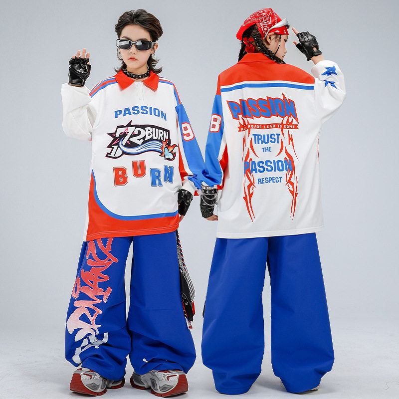 男童嘻哈演出服女童元旦表演服