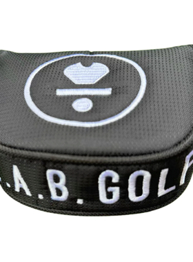 高尔夫球杆套中插推杆套保护套刺绣帽套磁吸闭合golf putter