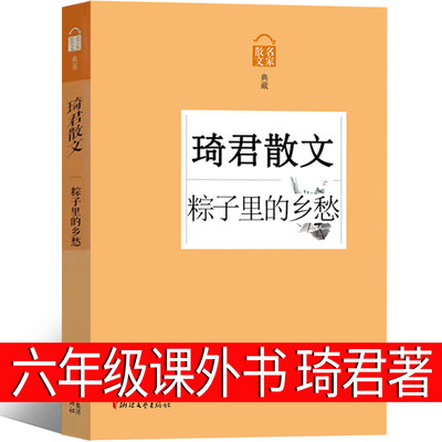 琦君散文：粽子里的乡愁 六年级课外书浙江文艺出版社 我在古代逛花园 月芽儿 飞越天使街 白轮船 戴面具的我书 常新港百班千人