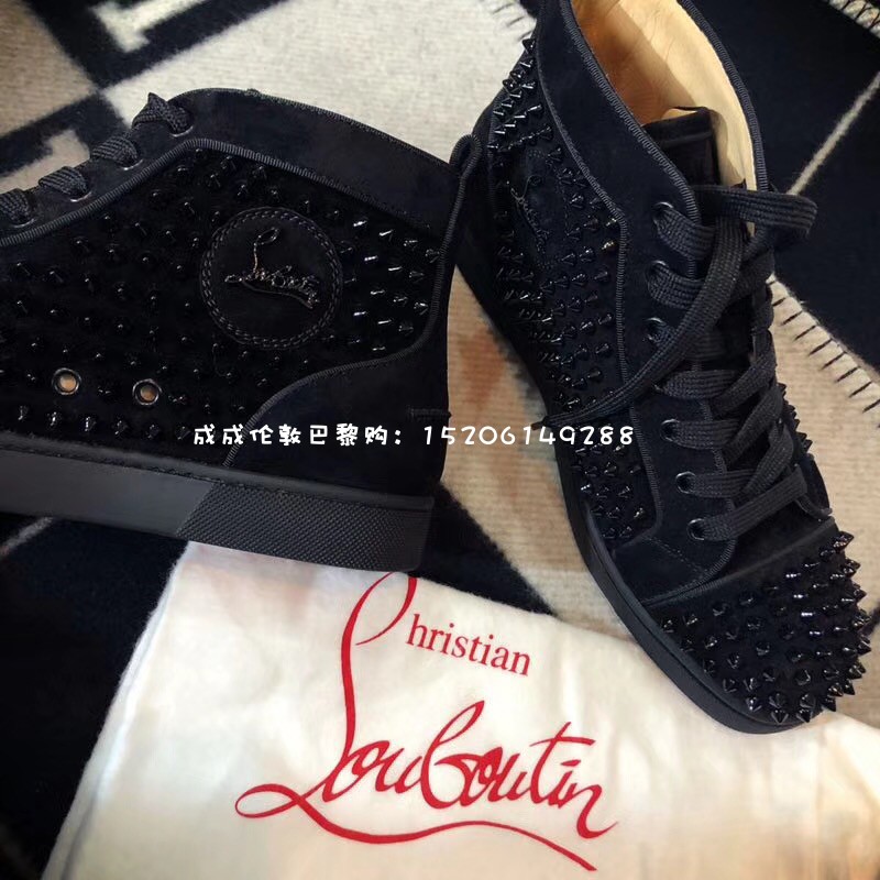 ÕýÆ·ChristianLouboutinºÚÉ«÷䯤¸ß°ïЬclÄÐЬö¤Âú¶¤