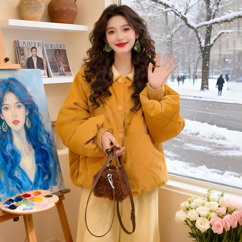 棉服女款2025新款冬季独特超好看通勤外套保暖加厚小个子短款棉衣,女装/女士精品,棉衣/棉服,淘宝优惠券,粉丝福利购,淘宝优惠卷