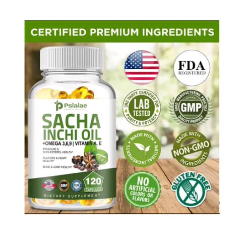 马来西亚代购有机印加果油胶囊 PSLALAE OMEGA369树上的鱼油