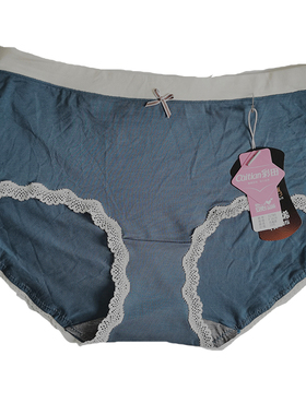 彩田正品31785中腰平脚160码小版纯色简约无痕莫代尔棉女士内裤