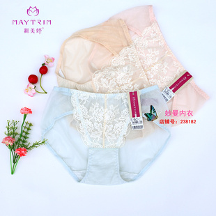新美婷内裤 头 女士内衣网纱蕾丝性感薄透明透气舒适6360文胸配套裤