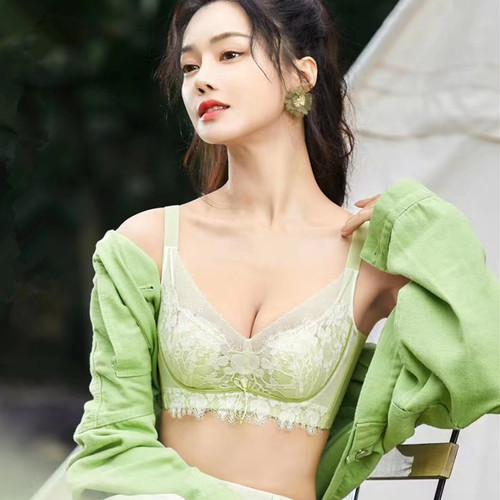 新美婷性感无钢圈锦纶上托文胸