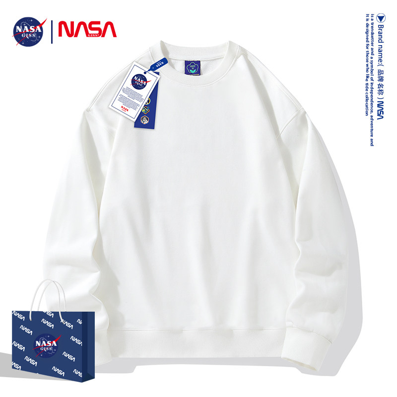 NASA联名oversize圆领卫衣