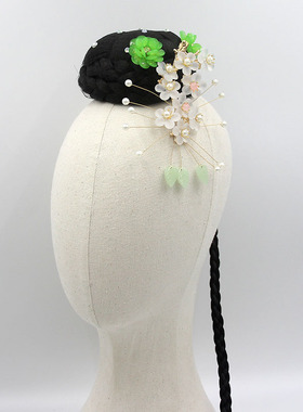 新品古典舞茉莉花开舞蹈服儿童演出服少儿中国风伞舞集体舞发饰