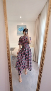 真丝连衣裙2025新款高档收腰显瘦长裙气质奢华裙子大牌真丝高档裙