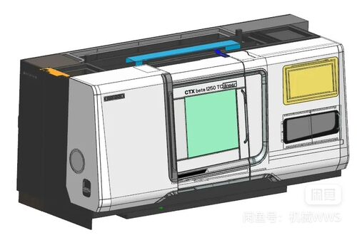 德马吉CTX beta 1250 TC linear车铣复合模型（STP格式）