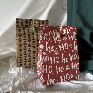 文艺范礼物包装袋牛皮纸信封糖果袋创意伴手礼回礼小礼品免折叠