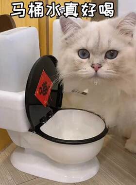 搞笑猫咪小狗饮水机猫碗