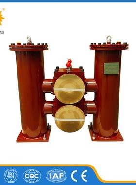 供应不锈钢双筒滤油器双并联过滤器流量200L/minDN50压力1MPa