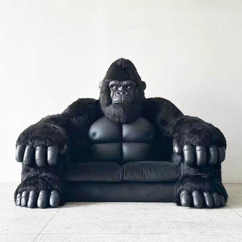 玻璃钢座椅休闲椅别墅酒店会客大堂休闲区大猩猩软包沙发椅双人椅,商业/办公家具,其它,淘宝优惠券,粉丝福利购,淘宝优惠卷