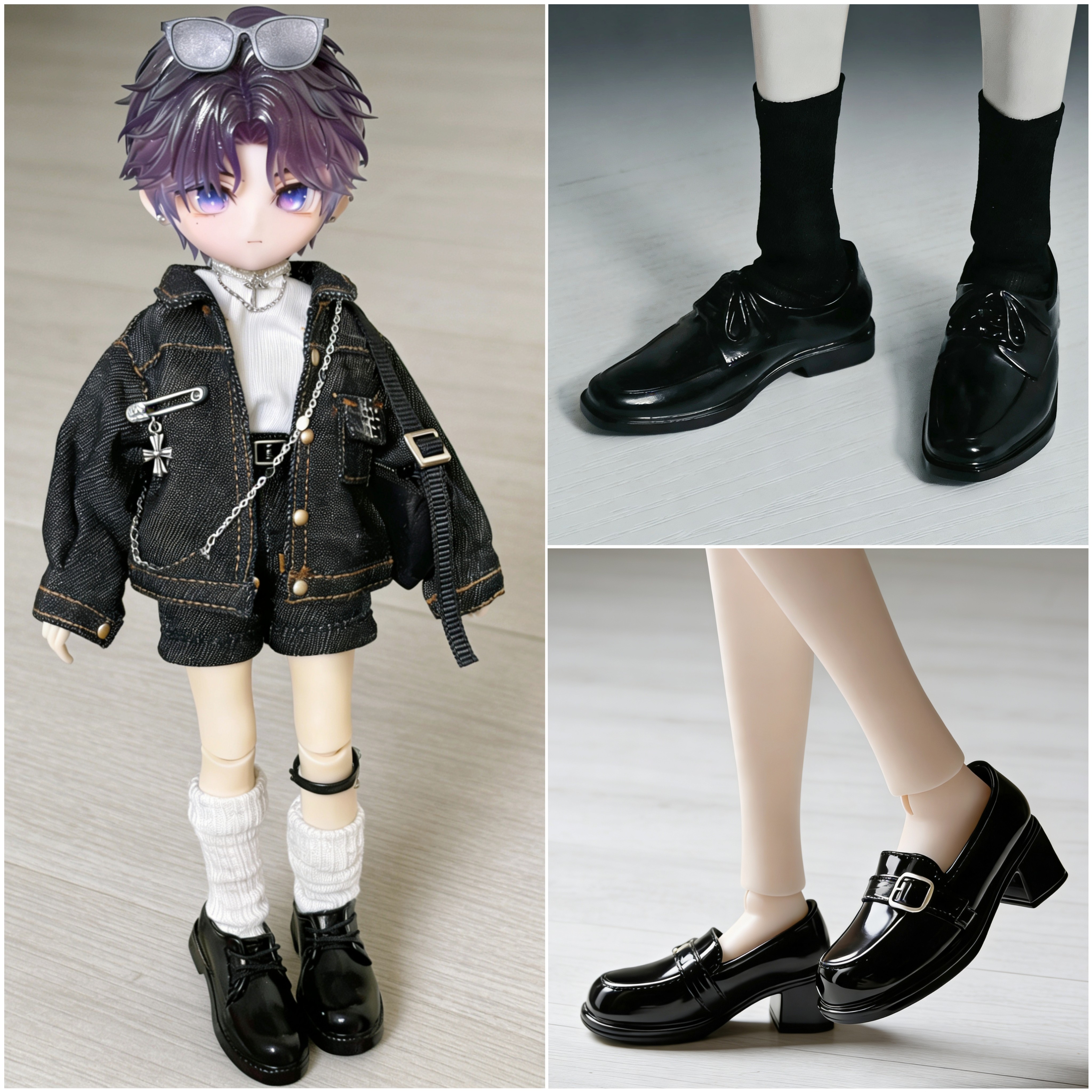 ob2/24娃鞋阿巳3 6分 扎克 光魔双生妖精体出逃体1/6分兵人bjd8分