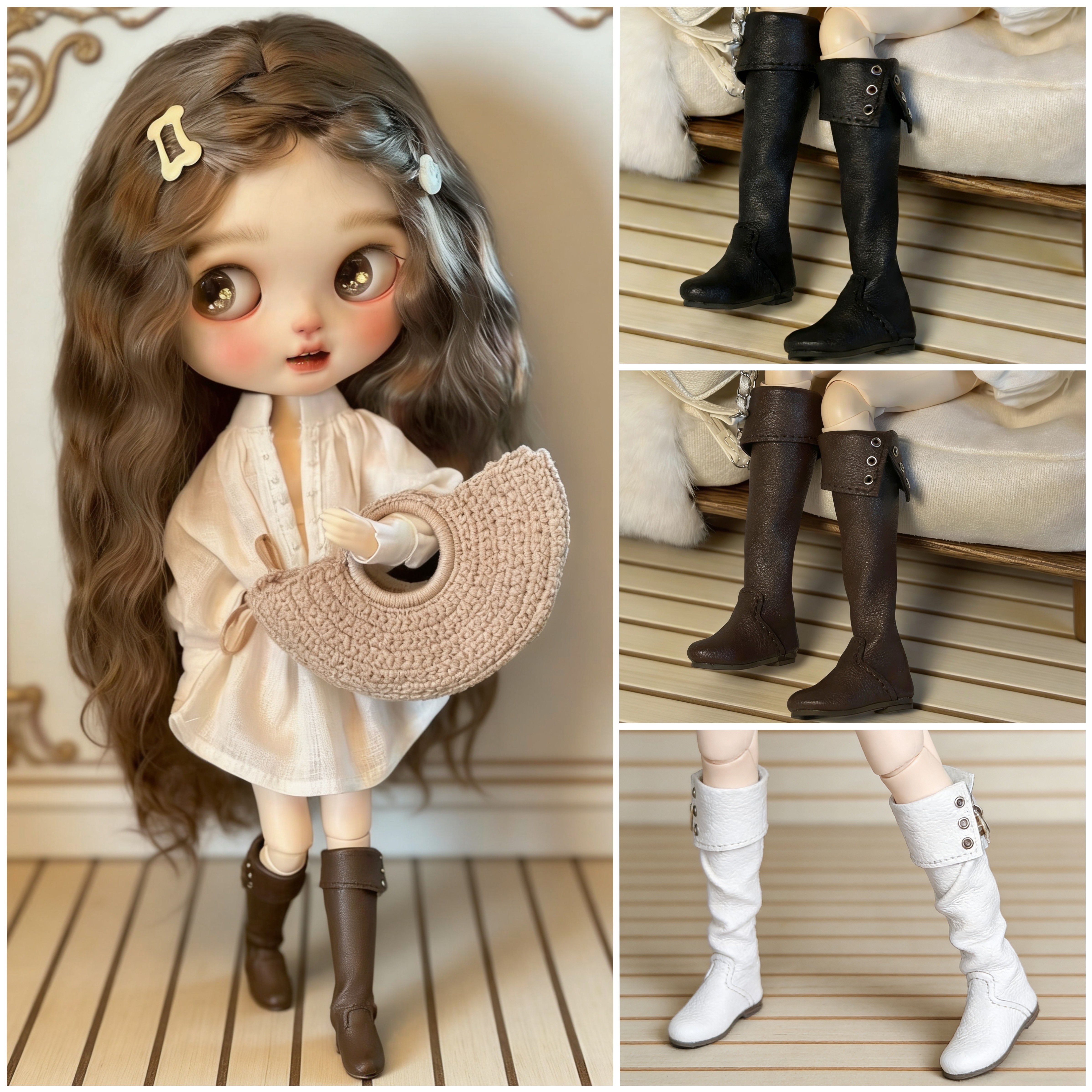 小布ob22/24azone妖精体 睹尔 米甜 扎克 阿巳3 出逃体bjd8分靴子