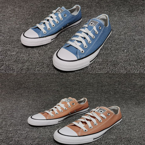 匡威休闲男女低帮纯色帆布鞋