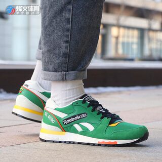 烽火 Keith Haring x Reebok GL 6000 联名复古休闲跑步鞋 GZ1460