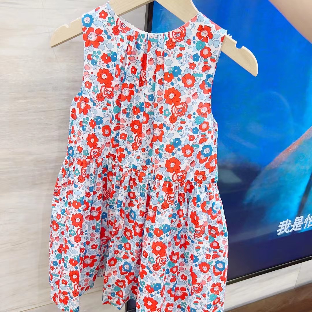 夏季新款童装无袖连衣裙公主