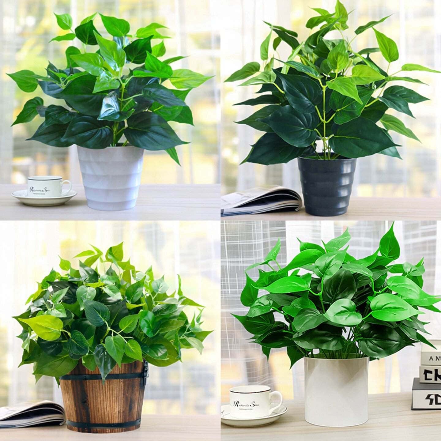 假植物绿萝绿植仿真绿萝盆栽室内仿真植物塑料小盆栽装饰仿真花草