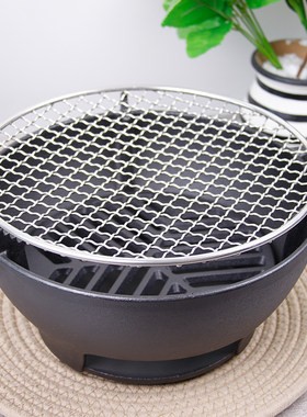 家用围炉煮茶铸铁炭炉户外烧烤炉