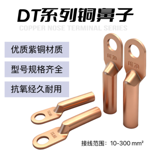 DT16平方35镀锡70铜鼻子95接头120接线端子185线鼻子150铜线耳240