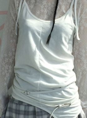 Exclusive type日系街头Y2K风透视五角星蕾丝星星网纱长袖T恤打底