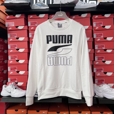 彪马套头卫衣Puma圆领印花