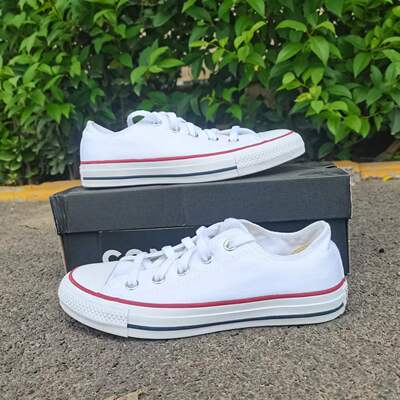 Converse男女同款系带帆布鞋