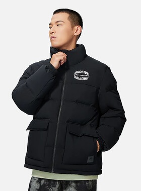 Li Ning 反伍系列短款鸭绒保暖立领羽绒服 AYMS111-3